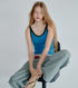 Contrast Trim Rib Tank