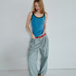 Contrast Trim Rib Tank