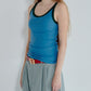 Contrast Trim Rib Tank
