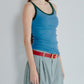 Contrast Trim Rib Tank