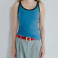 Contrast Trim Rib Tank