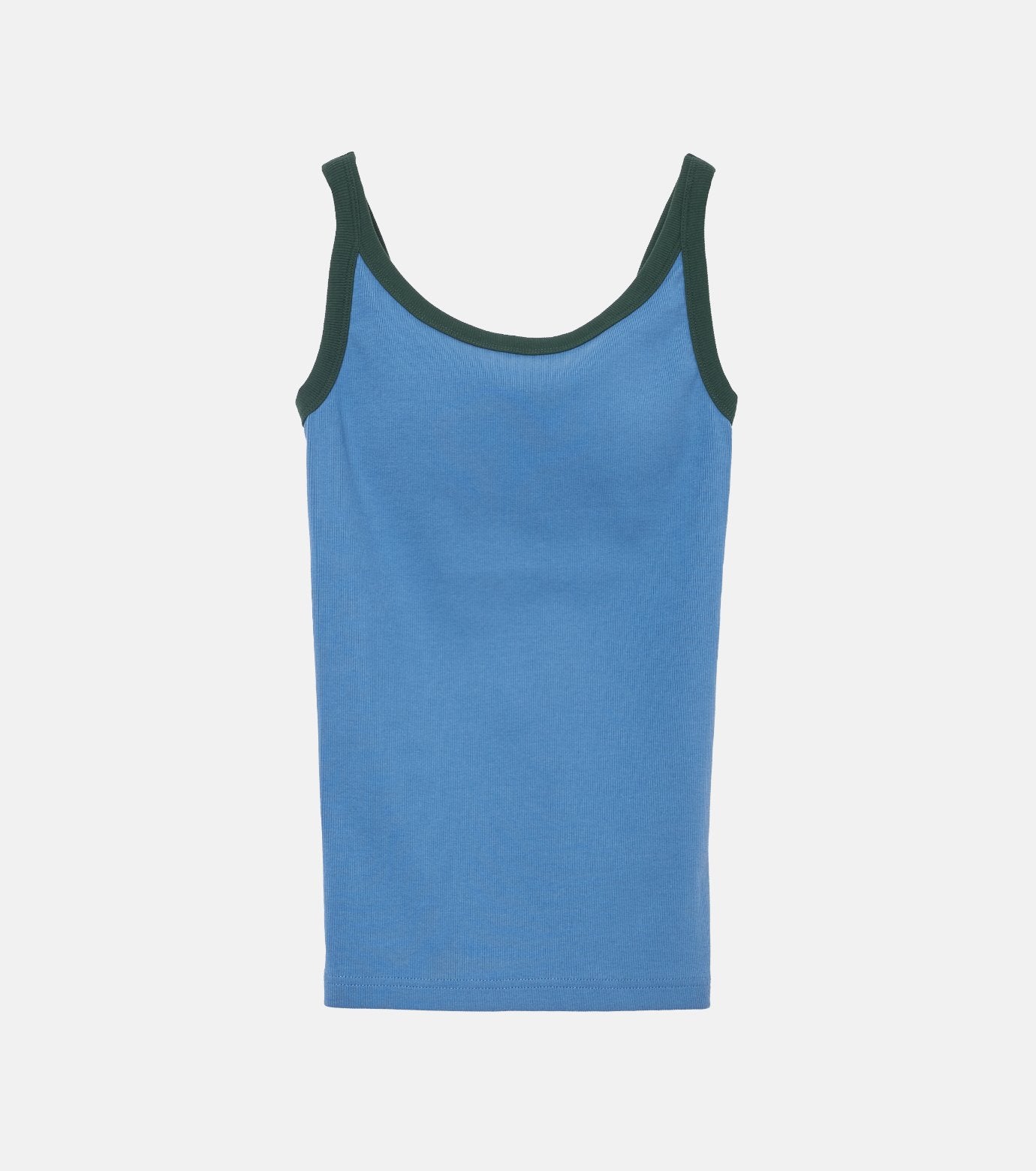 Contrast Trim Rib Tank