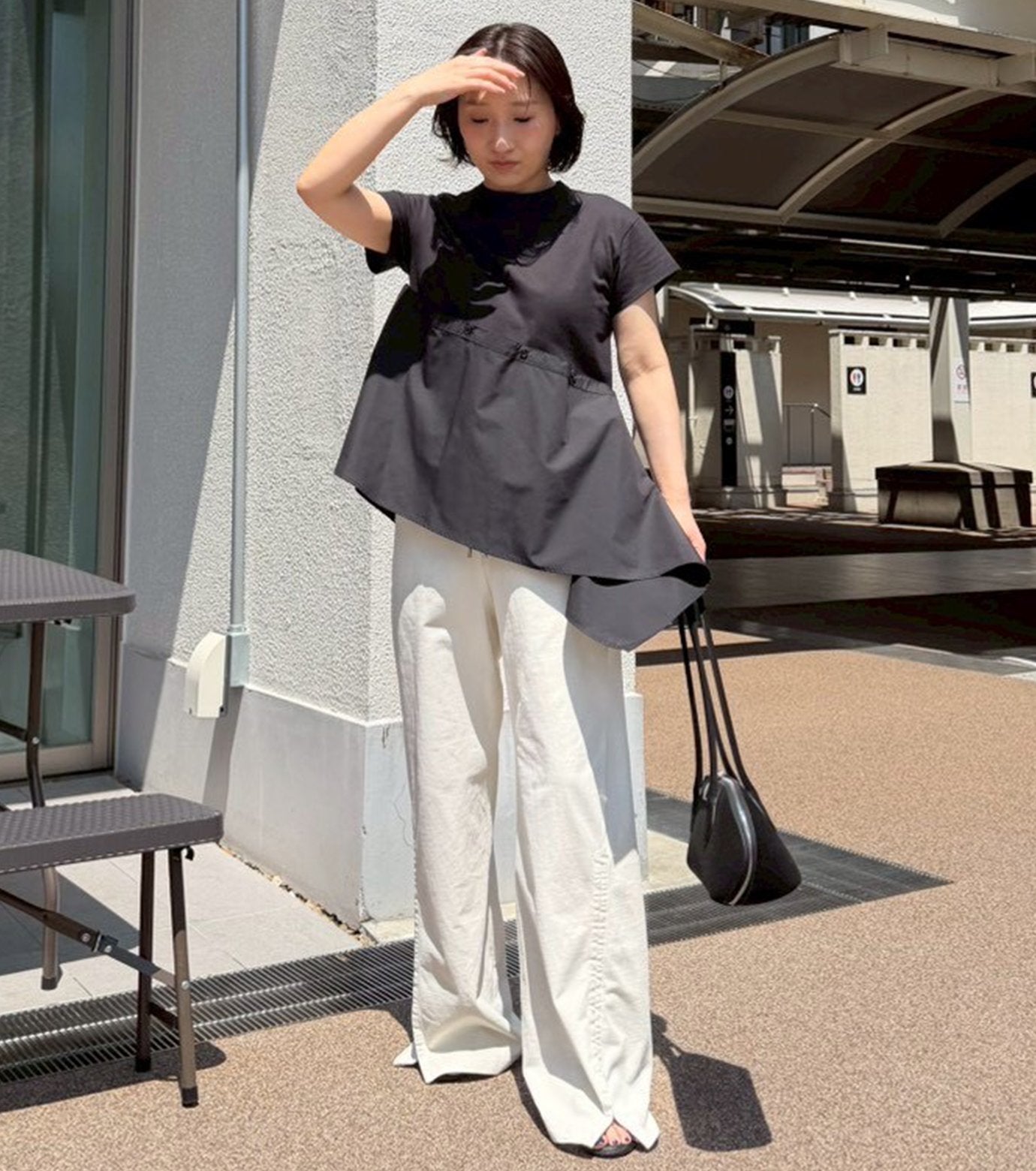 Asymmetric Hem Top