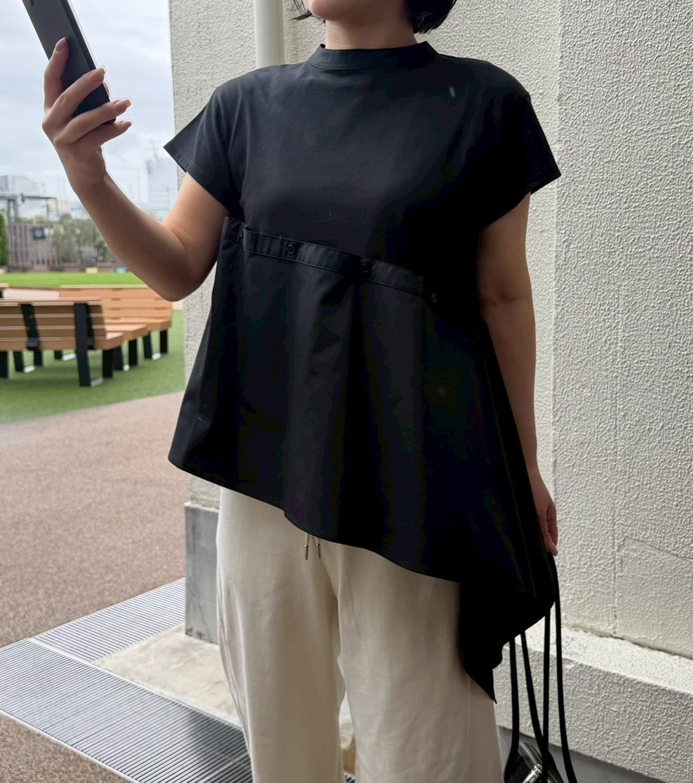 Asymmetric Hem Top