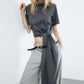 Tie-Detail T-Shirt