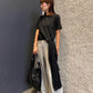 Tie-Detail T-Shirt