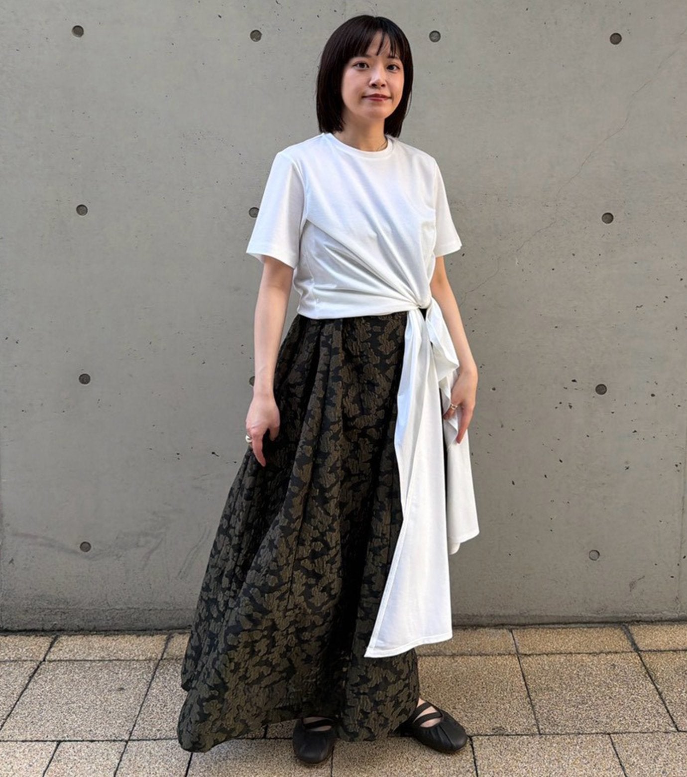 Tie-Detail T-Shirt