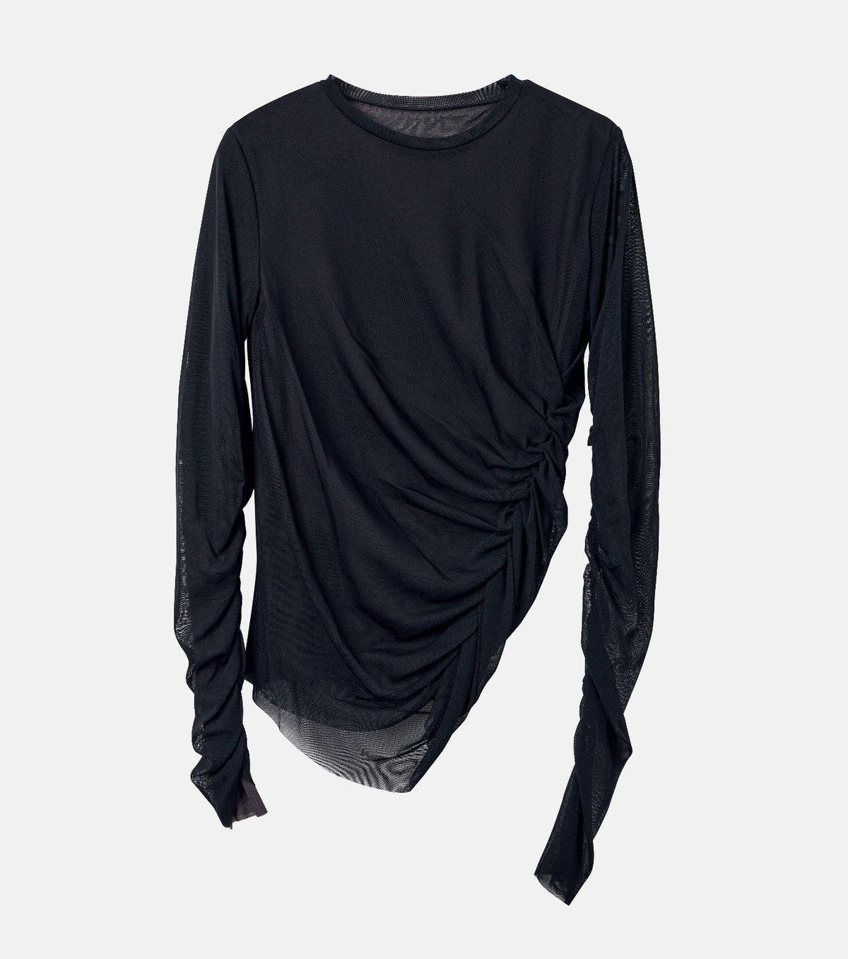 Ruched Tulle Top