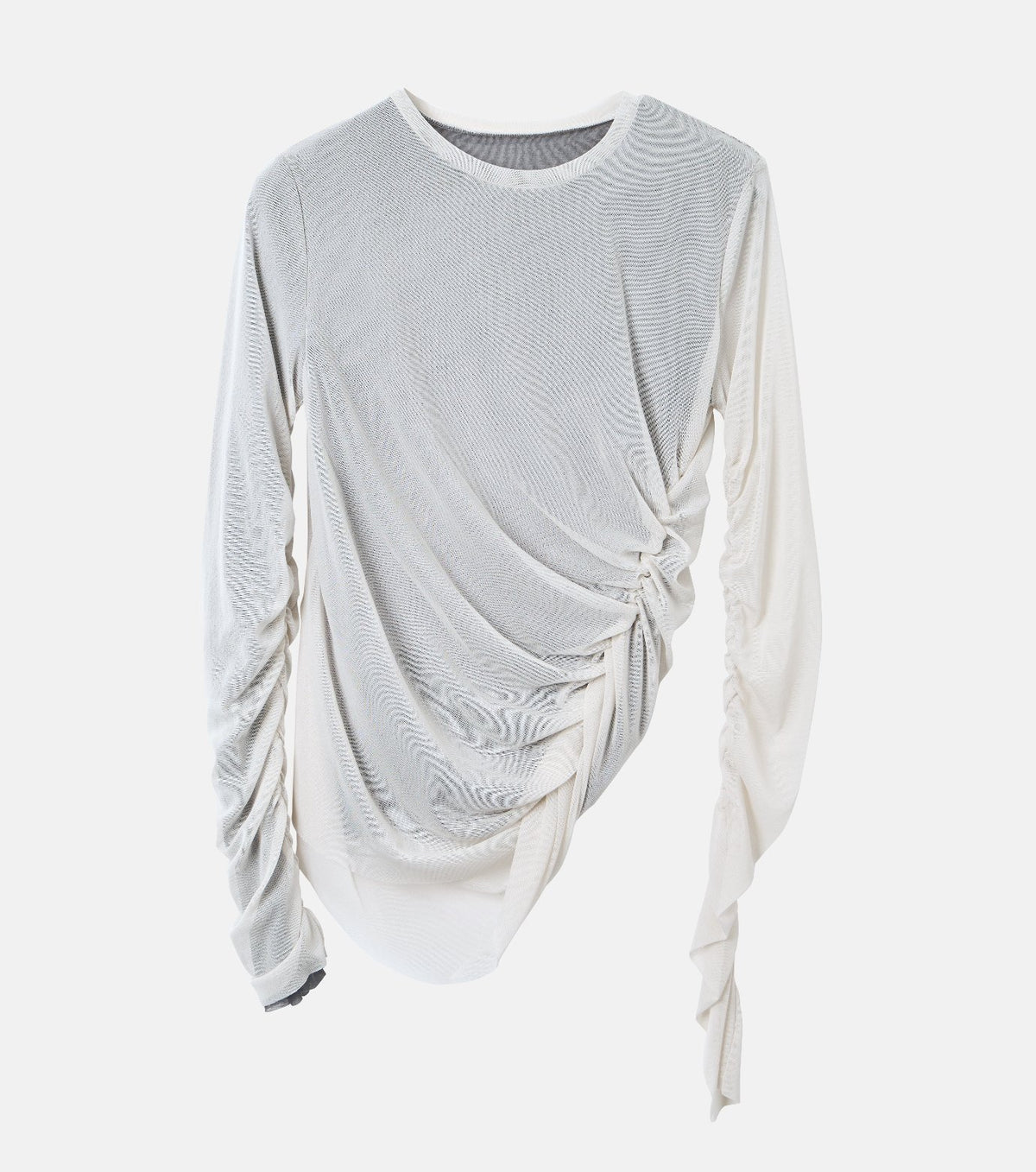 Ruched Tulle Top