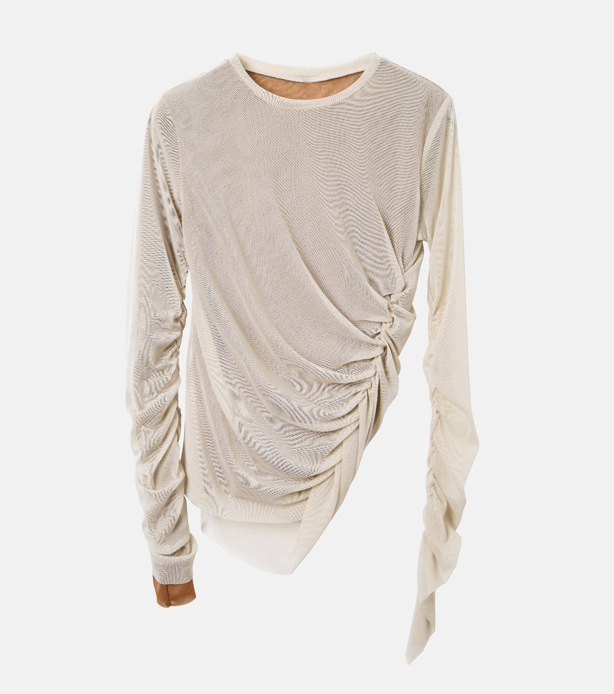 Ruched Tulle Top