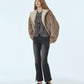 Wool Jersey Ruffle Top