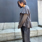 Wool Jersey Ruffle Top