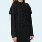 Wool Jersey Ruffle Top