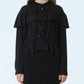 Wool Jersey Ruffle Top