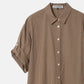 Checked Roll-Up Sleeve Shirt