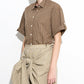 Checked Roll-Up Sleeve Shirt