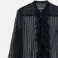 Lace Ruffle Detail Blouse