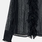 Lace Ruffle Detail Blouse