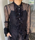 Lace Ruffle Detail Blouse