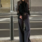 Lace Ruffle Detail Blouse