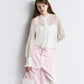 Lace Ruffle Detail Blouse