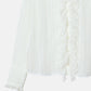 Lace Ruffle Detail Blouse