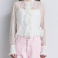 Lace Ruffle Detail Blouse