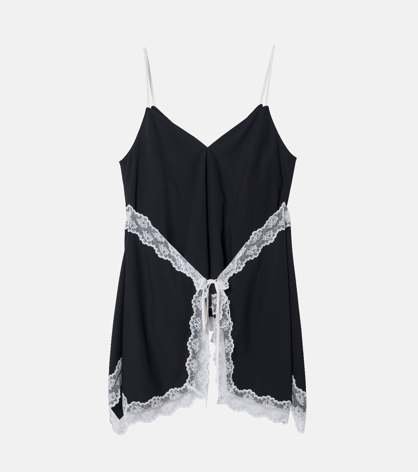 Lace-Trim Georgette Cami Top