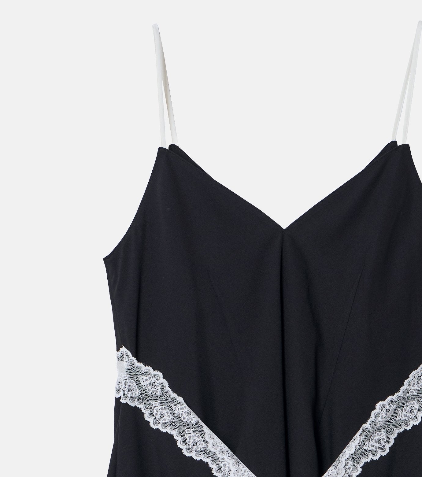 Lace-Trim Georgette Cami Top