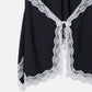 Lace-Trim Georgette Cami Top