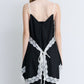 Lace-Trim Georgette Cami Top
