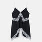 Lace-Trim Georgette Cami Top