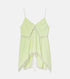 Lace-Trim Georgette Cami Top
