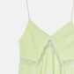Lace-Trim Georgette Cami Top