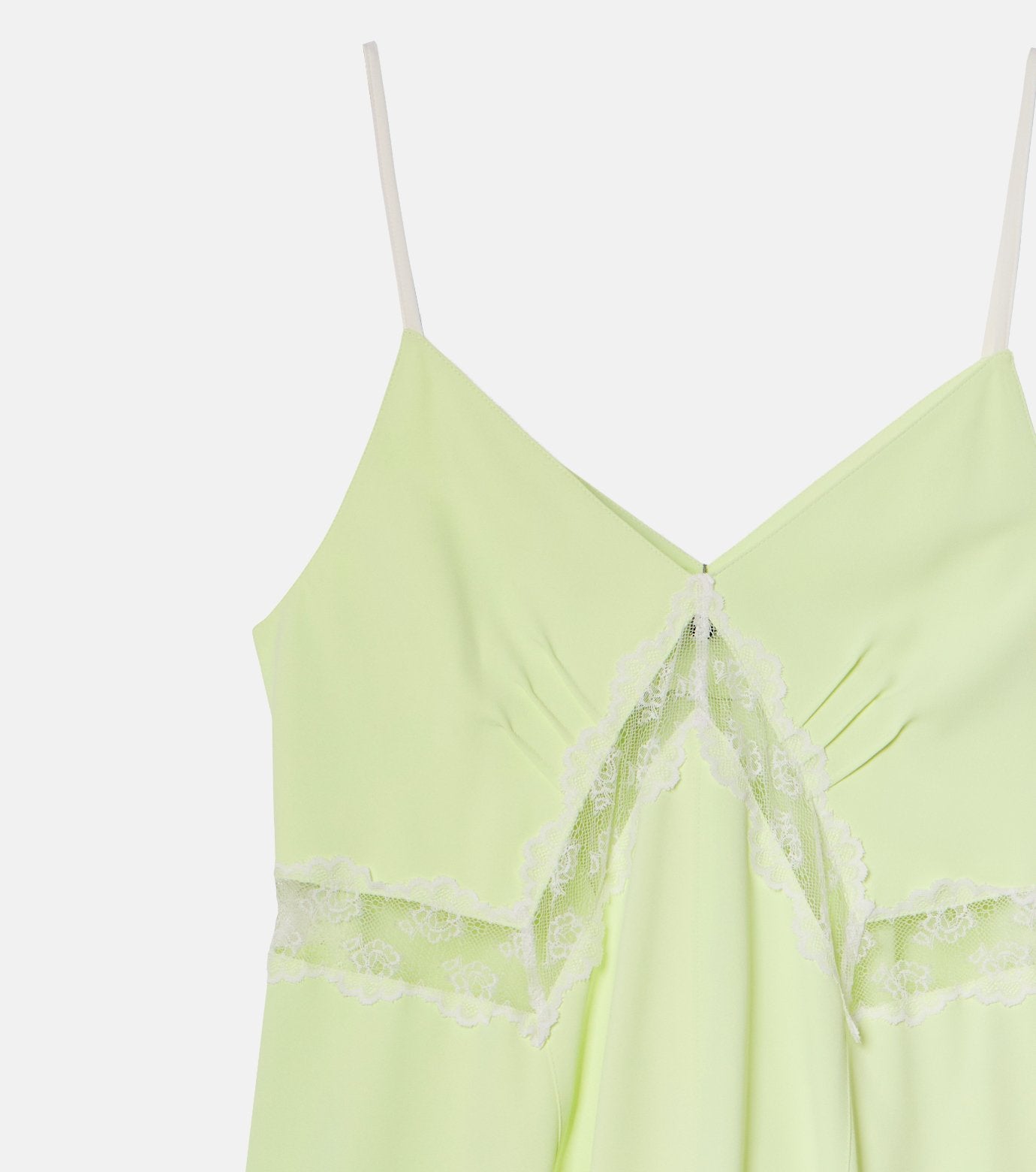 Lace-Trim Georgette Cami Top