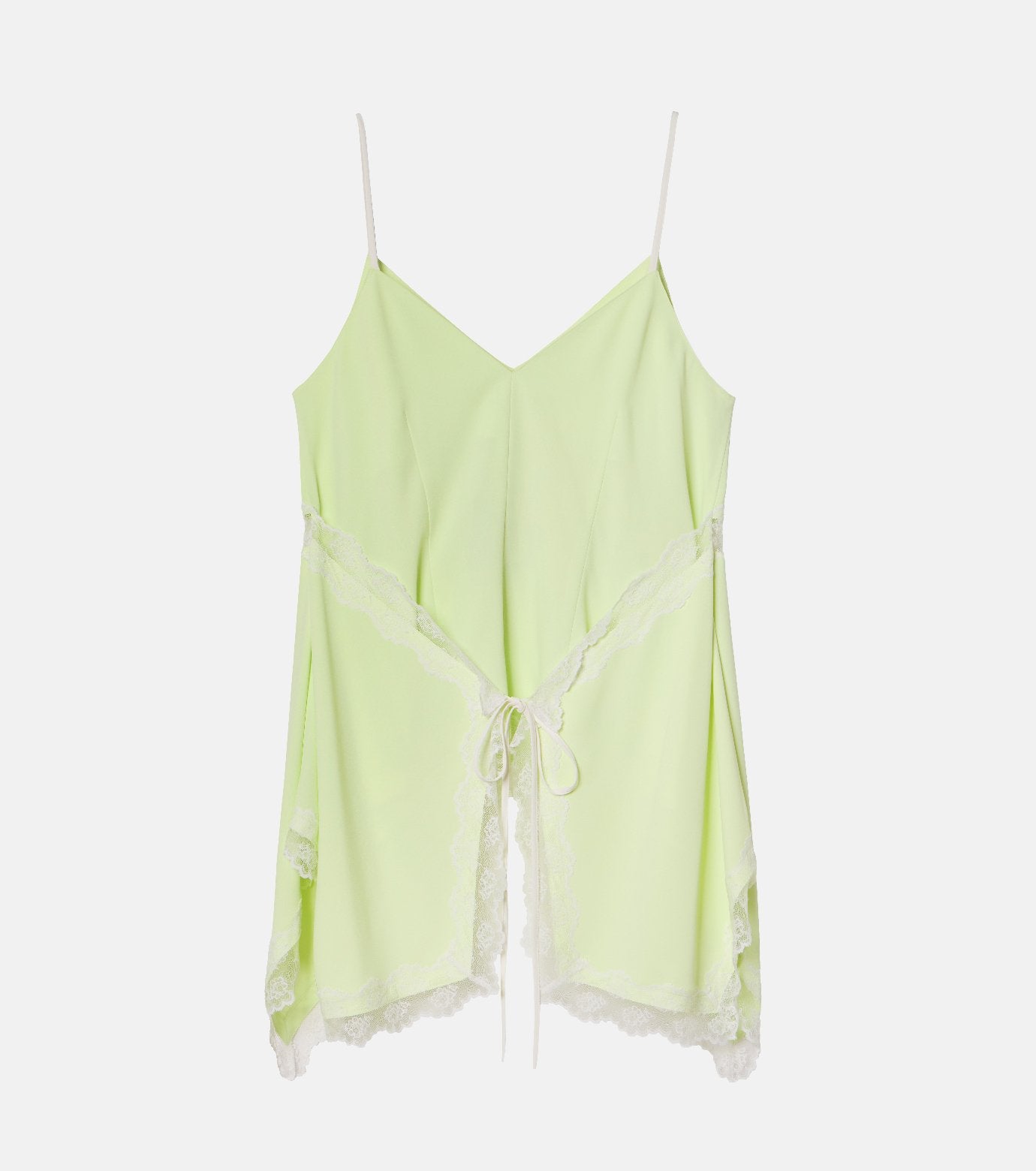 Lace-Trim Georgette Cami Top