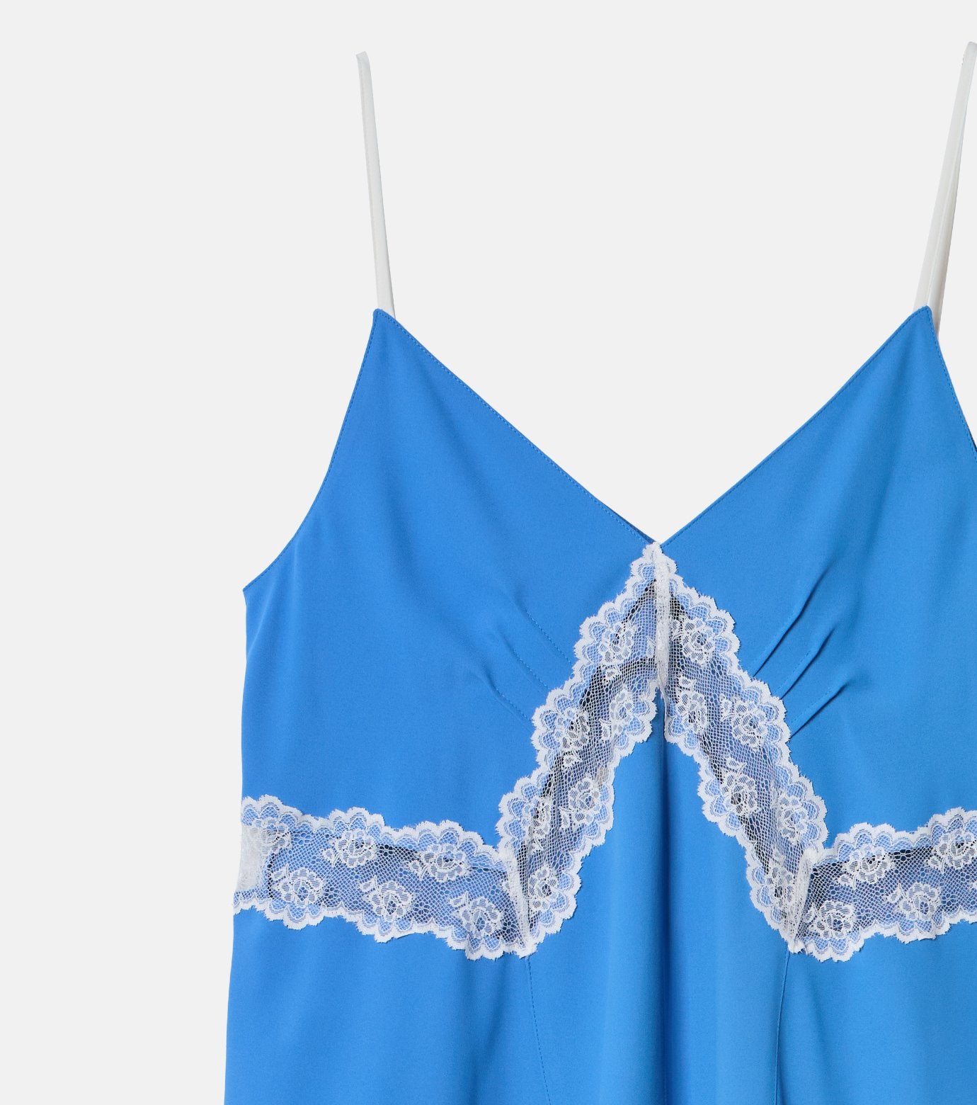 Lace-Trim Georgette Cami Top