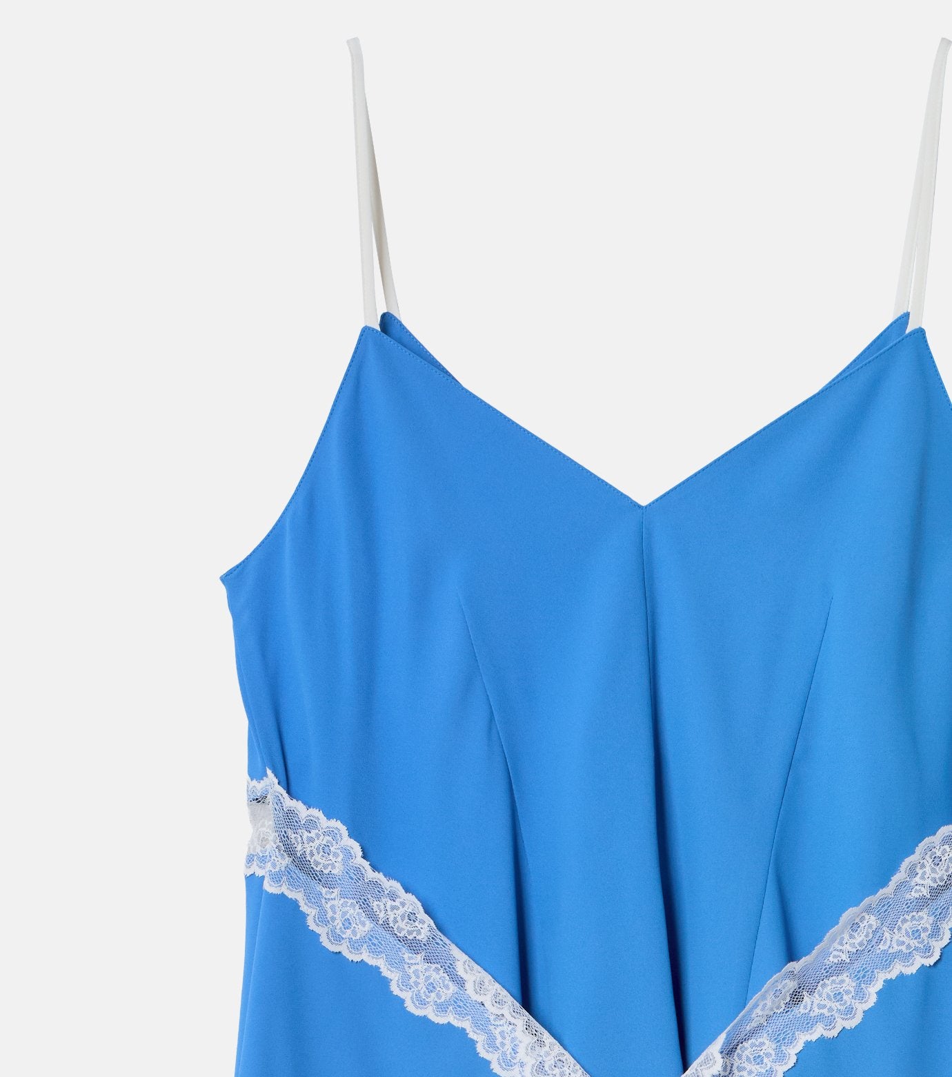 Lace-Trim Georgette Cami Top