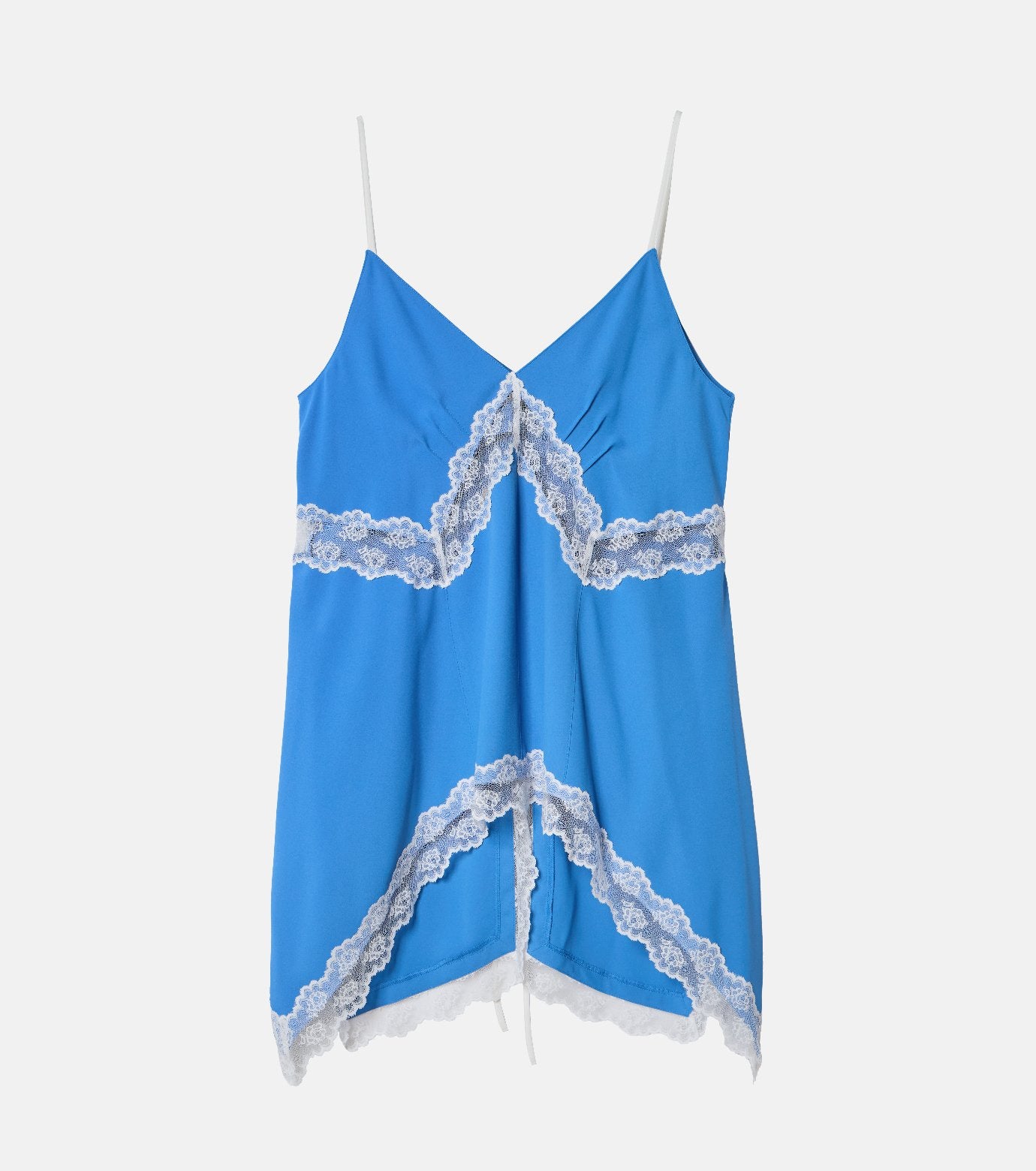 Lace-Trim Georgette Cami Top
