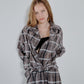 Sheer Plaid Shirt