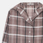 Sheer Plaid Shirt