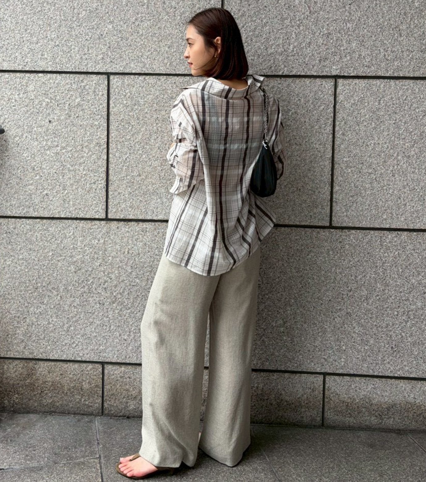 Sheer Plaid Shirt