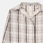 Sheer Plaid Shirt