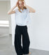 Dobby Stripe Cropped Shirt