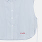 Dobby Stripe Cropped Shirt
