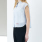 Dobby Stripe Cropped Shirt
