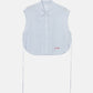 Dobby Stripe Cropped Shirt