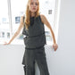 Tweed Sleeveless TOP