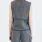 Tweed Sleeveless TOP