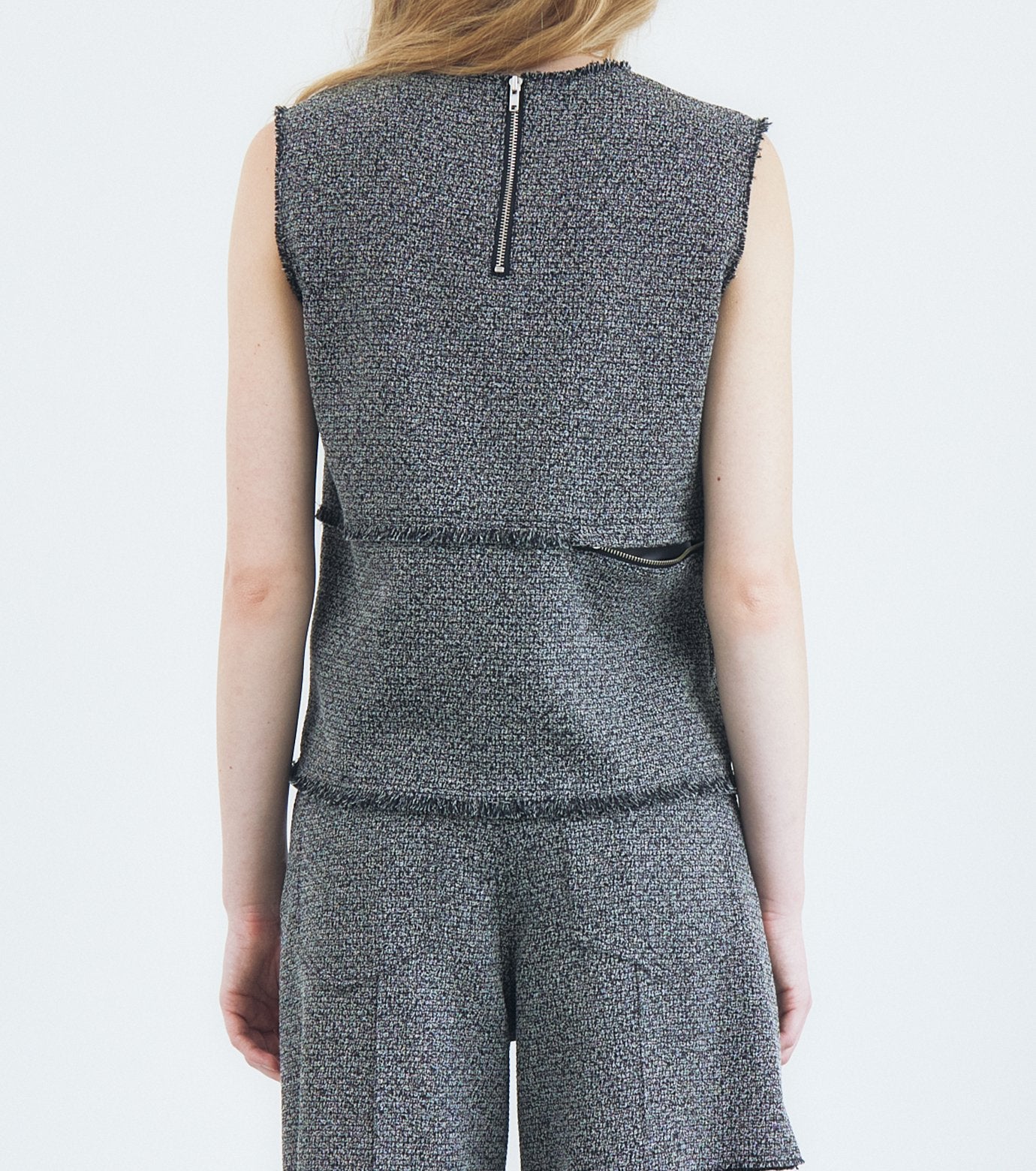 Tweed Sleeveless TOP